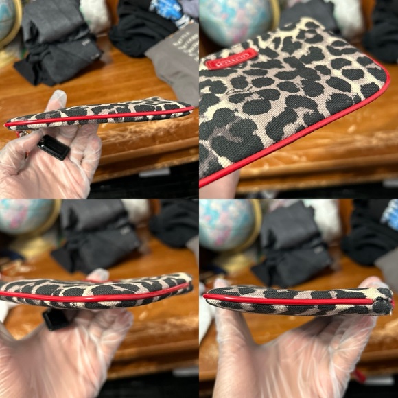 Coach Park Ocelot Leopard Print Cloth Wristlet Wallet - “Jennie” - Picture 6 of 16